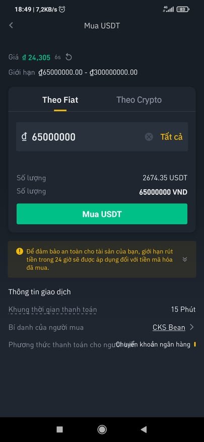 giao dịch P2P