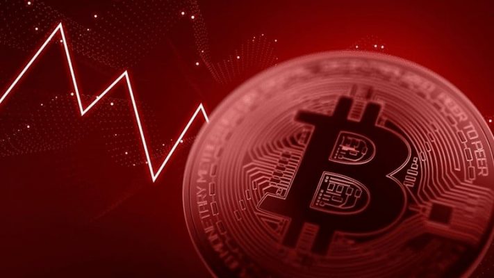 Bitcoin đột ngột giảm mạnh xuống 43.000 USD
